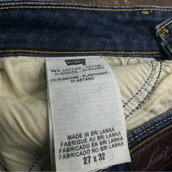 Levi’s Bold Curve Skinny Medium Wash Zip Fly Jeans Size 27 - Picture 7 of 7